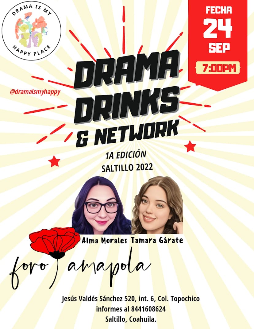 Drama, drinks & network